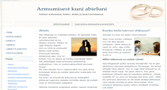 Desktop Screenshot of abielu.hosianna.ee